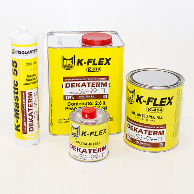 Клеи, герметики и очиститель K-Flex