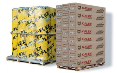 Параметры упаковки теплоизоляции K-flex