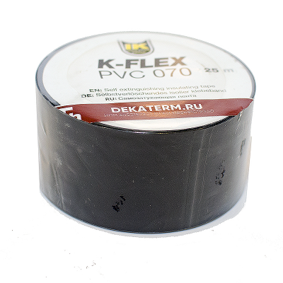 Монтажная лента K-FLEX 38x25 PVC AT 070 black