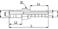 Размеры адаптеров под шланги hy-Lok серии h-hct